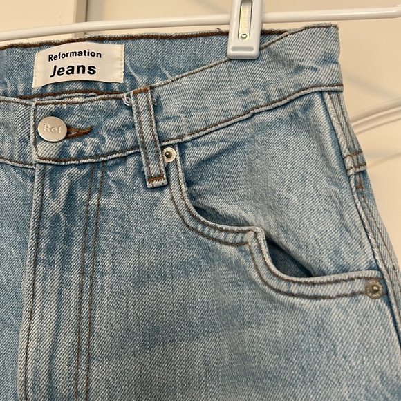 Reformation Jeans Western Style Sonoma Wash Jeans - Picture 2 of 5